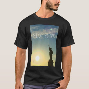 New Yorker Freiheitsstatue Foto T-Shirt