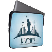 New Yorker Freiheitsstatue Laptopschutzhülle (Vorne Rechts)