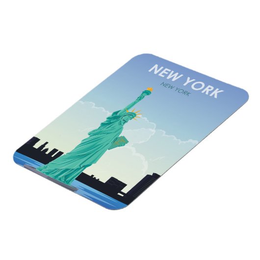 New Yorker Freiheitsstatue Magnet (Linke Seite)