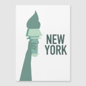 New Yorker Freiheitsstatue Magnetkarte (Vorderseite)