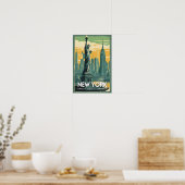New Yorker Freiheitsstatue Nostalgic Poster (Küche)