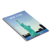 New Yorker Freiheitsstatue Notizblock (Rechte Seite)