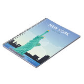 New Yorker Freiheitsstatue Notizblock (Linke Seite)
