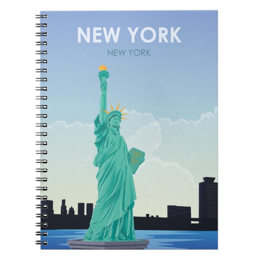 New Yorker Freiheitsstatue Notizblock (Vorderseite)