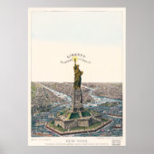 New Yorker Freiheitsstatue Poster (Vorne)