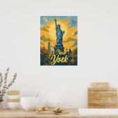 New Yorker Freiheitsstatue Poster (Küche)
