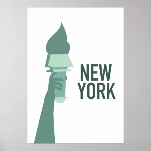 New Yorker Freiheitsstatue Poster (Vorne)