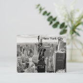 New Yorker Freiheitsstatue Postkarte (Stehend Vorderseite)