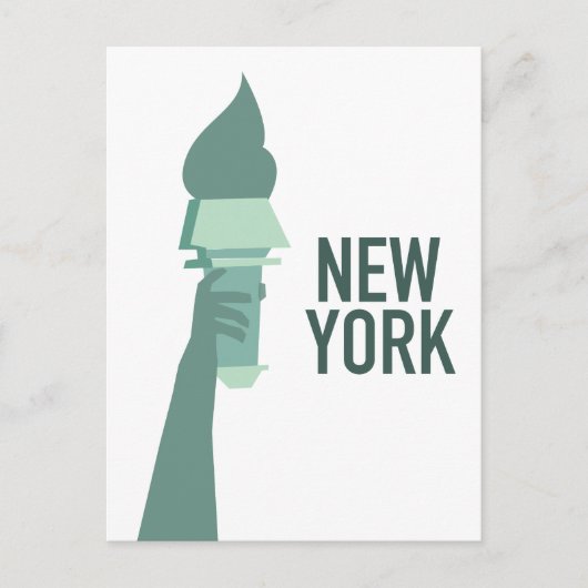 New Yorker Freiheitsstatue Postkarte (Vorderseite)