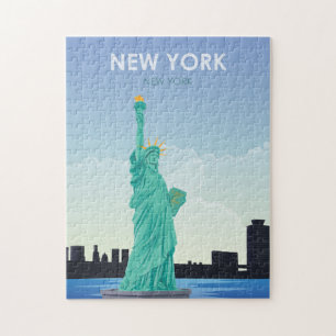 New Yorker Freiheitsstatue Puzzle