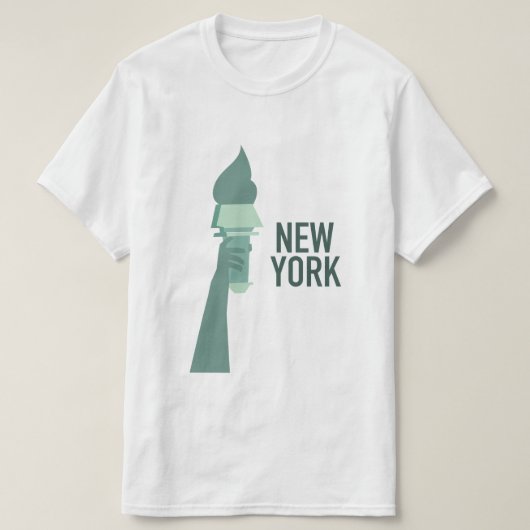 New Yorker Freiheitsstatue T-Shirt (Design vorne)