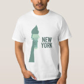 New Yorker Freiheitsstatue T-Shirt (Vorderseite)