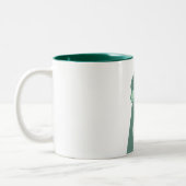 New Yorker Freiheitsstatue Zweifarbige Tasse (Links)