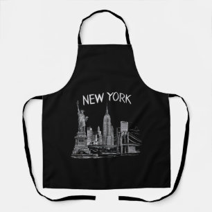 New Yorker Geschenke für Männer Frauen NY Stadt Vi Schürze