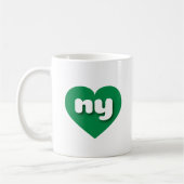 New Yorker Grünes Herz - I Liebe Kaffeetasse (Links)