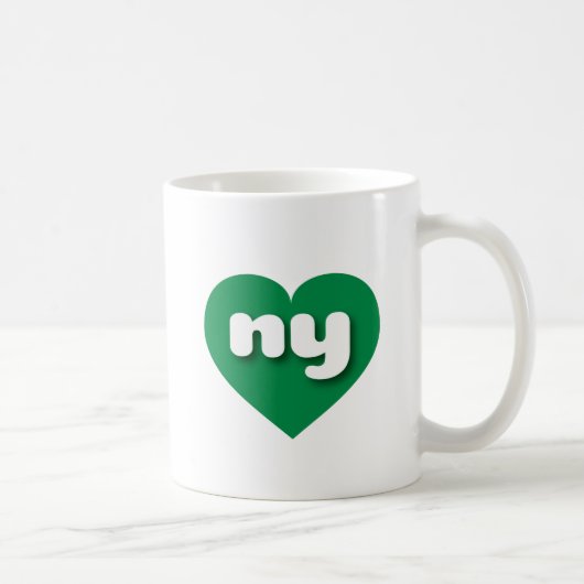 New Yorker Grünes Herz - I Liebe Kaffeetasse (Rechts)