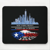 New Yorker Half Puerto Rican New York City Puerto Mousepad (Vorne)