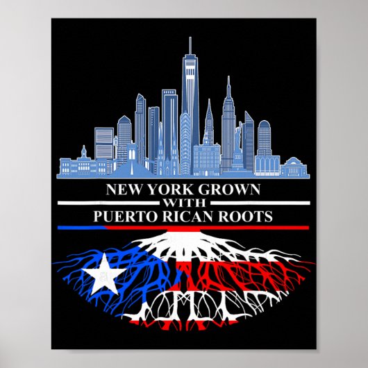 New Yorker Half Puerto Rican New York City Puerto Poster (Vorne)