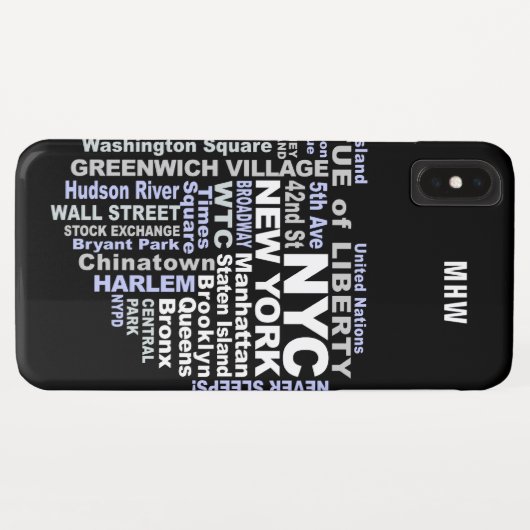 New Yorker Handy-Fälle Case-Mate iPhone Hülle (Rückseite (Horizontal))