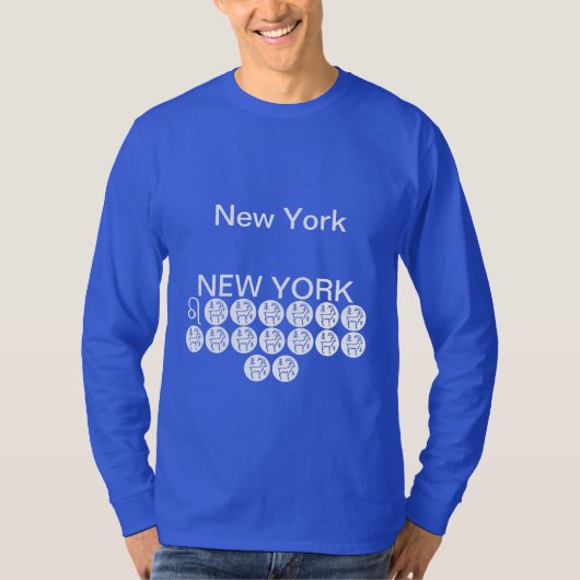 New Yorker Hemden T-Shirt (Vorderseite)