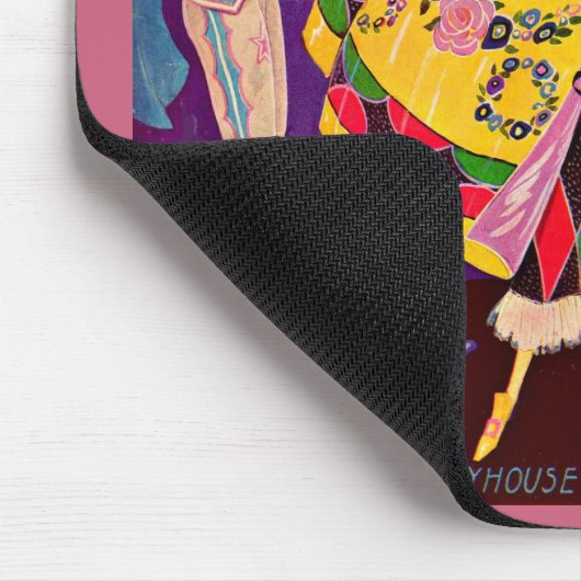 New Yorker Hippodrome-Programm 1920 Mousepad (Ecke)