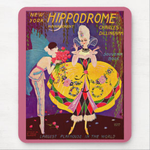 New Yorker Hippodrome-Programm 1920 Mousepad
