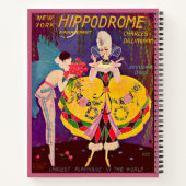 New Yorker Hippodrome-Programm 1920 Notizblock (Rückseite)