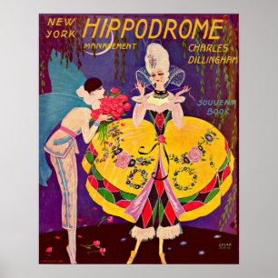 New Yorker Hippodrome-Programm 1920 Poster