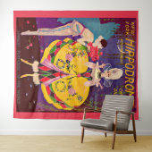 New Yorker Hippodrome-Programm der 1920er-Jahre mi Wandteppich (Beispiel (Horizontal))