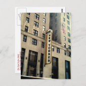 New Yorker Hotel Postkarte (Vorne/Hinten)