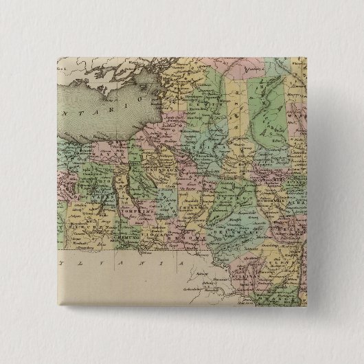 New Yorker Karte Button (Vorderseite)
