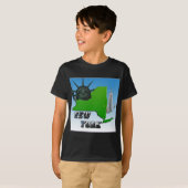 New Yorker Karte, Freiheitsstatue, Denkmal T-Shirt (Vorne ganz)
