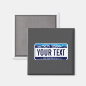 New Yorker Kennzeichen Magnet (Vorderseite/Rückseite)