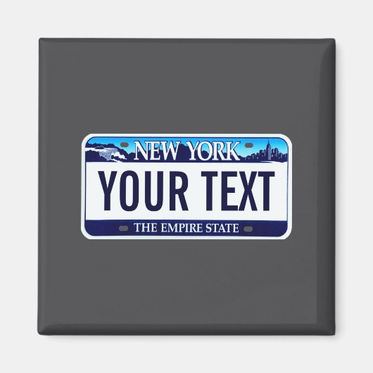 New Yorker Kennzeichen Magnet (Vorne)