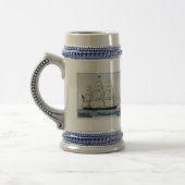 New Yorker Klipper - Ives Stein Bierglas (Links)