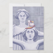 New Yorker Konflikt Feiertagskarte (Vorderseite)