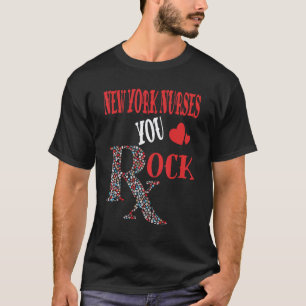 New Yorker Krankenschwestern You Rock State Kranke T-Shirt