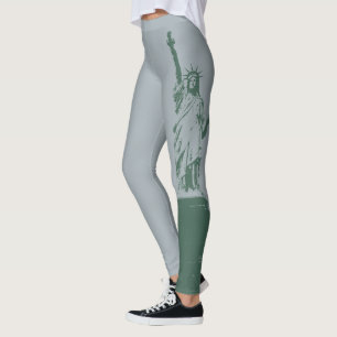 New Yorker Leggings-Freiheitsstatue "Stretchy Pant Leggings