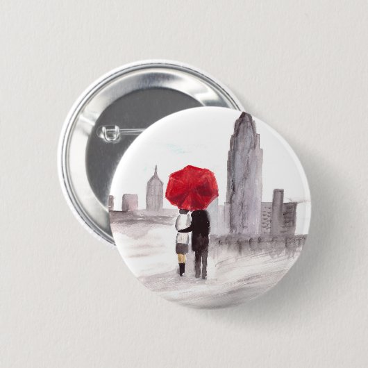 New Yorker Liebe Button (Vorne & Hinten)