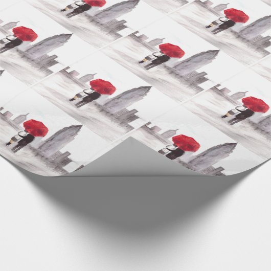 New Yorker Liebe Geschenkpapier (Ecke)