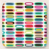 New Yorker Lozenge Getränkeuntersetzer (Vorderseite)