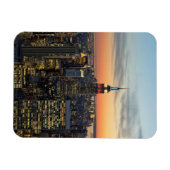 New Yorker Morgendämmerung Magnet (Horizontal)