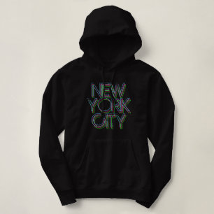 New Yorker Neonlichter Hoodie
