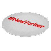 "#New Yorker " Niedliches Design. Jetzt kaufen Schneidebrett (Ecke)