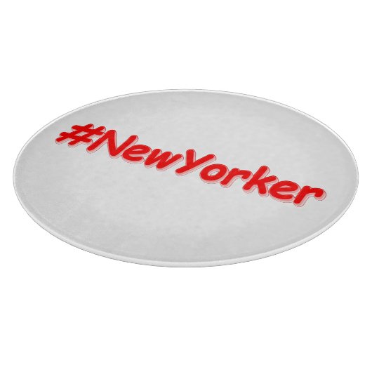 "#New Yorker " Niedliches Design. Jetzt kaufen Schneidebrett (Ecke)