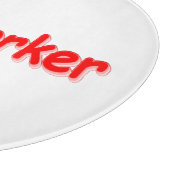 "#New Yorker " Niedliches Design. Jetzt kaufen Schneidebrett (Ecke)