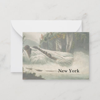 New Yorker Notizkarte Mitteilungskarte