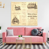 New Yorker Ölwerbung Leinwanddruck (Insitu (Wohnzimmer))