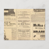 New Yorker Ölwerbung Postkarte (Vorderseite)