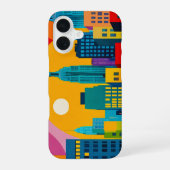 New Yorker Pop-Art iPhone 16 Hülle (Rückseite)